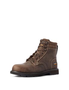 Botas De Trabajo Ariat Groundbreaker 6' II Steel Puntera Hombre Marrones | FBRZ50476