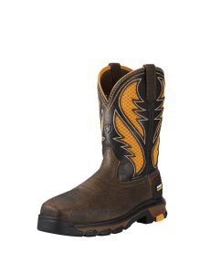 Botas De Trabajo Ariat Intrepid VentTEK Composite Puntera Hombre Marrones | PYZO87465