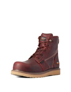 Botas De Trabajo Ariat Rebar Wedge 6' Impermeables Composite Puntera Hombre Cobra | JCWS85076