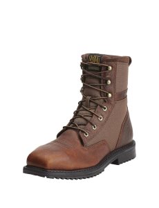 Botas De Trabajo Ariat RigTek 8' Anchos Square Puntera Composite Puntera Hombre Marrones | NTBJ06189