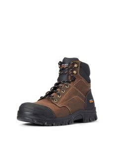 Botas De Trabajo Ariat Treadfast 6' Steel Puntera Hombre Marrones | UXAJ50346