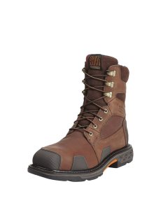 Botas Impermeables Ariat OverDrive 8' Anchos Square Puntera Composite Puntera Trabajo Hombre Marrones | JPUX39741