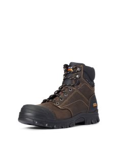 Botas Impermeables Ariat Treadfast 6' Steel Puntera Trabajo Hombre Marrones Oscuro | KLDW42785
