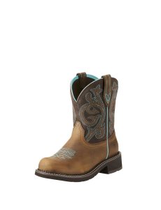 Botas Occidentales Ariat Fatbaby Heritage Mujer Marrones | HMOQ17963
