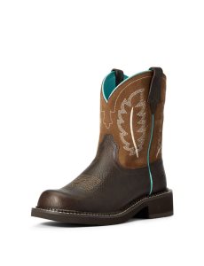 Botas Occidentales Ariat Fatbaby Heritage Feather Ii Mujer Multicolor | NRJP56293