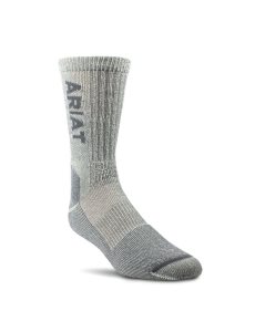 Calcetines Ariat Ligeros Merino Lana Blend Steel Puntera Trabajo Mujer Gris | MBZR91235