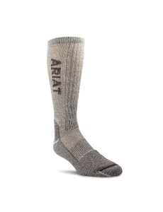 Calcetines Ariat Ligeros Merino Lana Blend Mid Calf Steel Puntera Trabajo 2PCS Mujer Marrones | VJUF86931