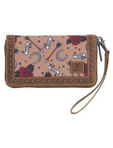 Carteras Ariat Cruiser clutch Mujer Marrones | XENG46389