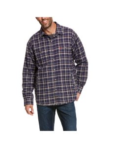 Chaquetas Ariat FR Monument Shirt Hombre Azul Marino | FBCA79142