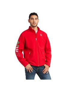 Chaquetas Ariat New Team Softshell MEXICO Hombre Rojas | ZMDC27641