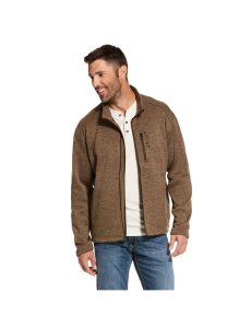 Cárdigan Ariat Caldwell Full Zip Hombre Kaki | LJOZ86134