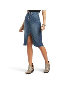 Falda Ariat Denim Mujer Multicolor | XEWU03658
