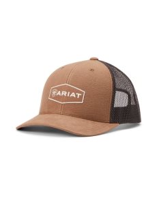 Gorras Ariat Hex Logo Patch Hombre Marrones | TDFL95126