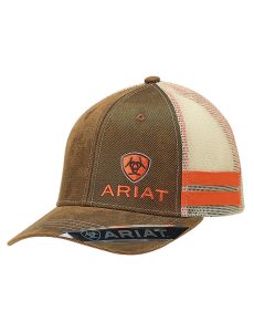 Gorras Ariat Structured Medium High Hombre Marrones | LHZY76985