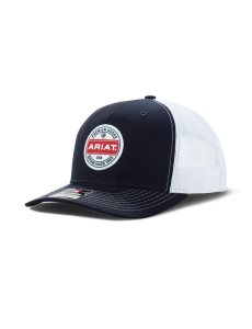 Gorras Ariat premium goods round patch Hombre Azul Marino | LZWC84096