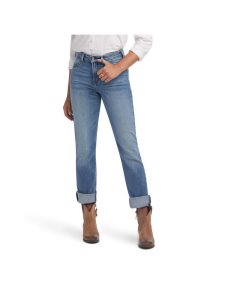 Jeans Ariat Premium High Rise Stretch Directo Mujer Azules | TGLN59168
