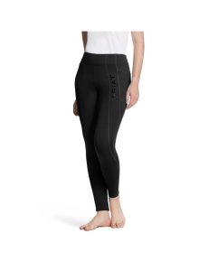 Mallas Ariat Attain Knee Patch Grip Mujer Negras | FWER10496