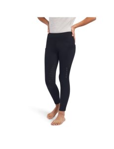 Mallas Ariat Venture Thermal Half Grip Niños Negras | NMYR71685