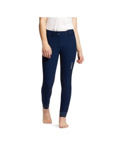 Pantalones Ariat Tri Factor Grip Knee Patch Breech Niños Azul Marino | MLNV73689
