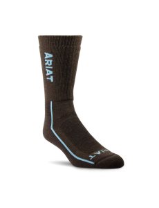 Ropa De Trabajo Ariat Heavyweight Merino Lana Steel Puntera Performance Trabajo Socks Mujer Marrones | VSCG79048