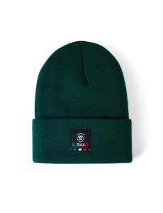 Sombreros Ariat Rebar Mexican Flag Patch Beanie Hombre Verde | HOXZ89256