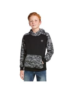 Sudadera Con Capucha Ariat Patriot Niños Negras Camuflaje | OLWT35907
