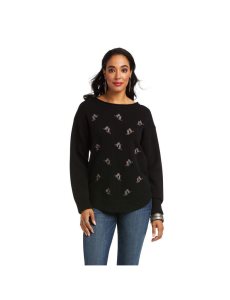 Sudaderas Ariat All Boots Mujer Negras | DKSP63847