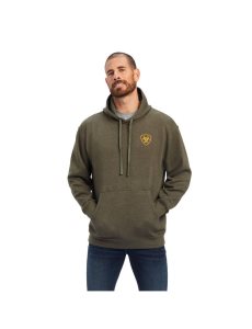 Sudaderas Ariat Devotion Eagle Hombre Verde Oliva | LHKB74695