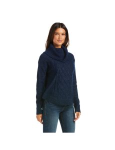 Suéteres Ariat Montara Mujer Azul Marino | MDQT80436
