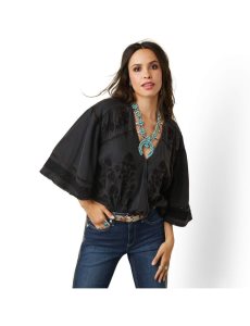 Tops Ariat Midnight Rose Mujer Negras | NKFT17936